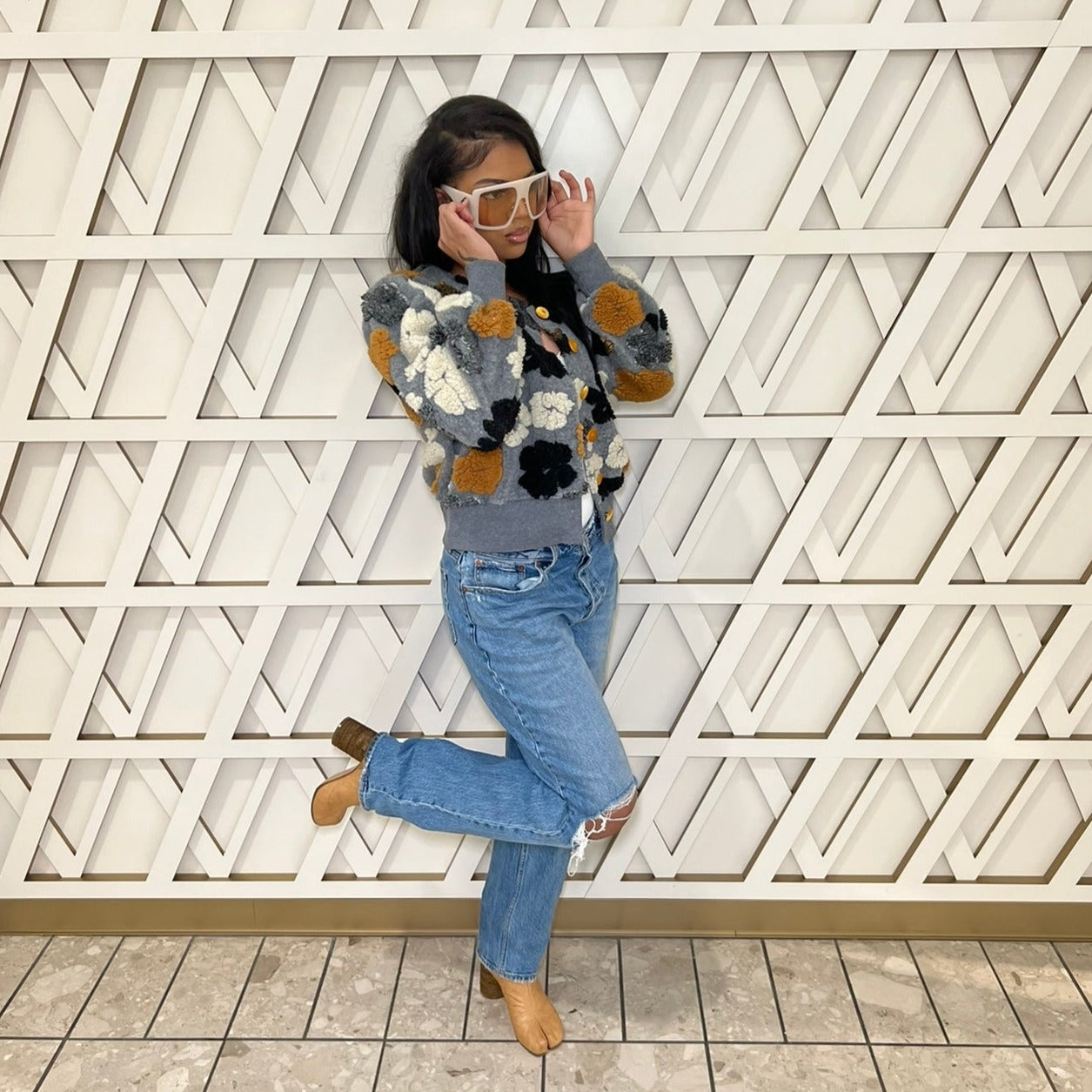 Floral Bomber Jacket